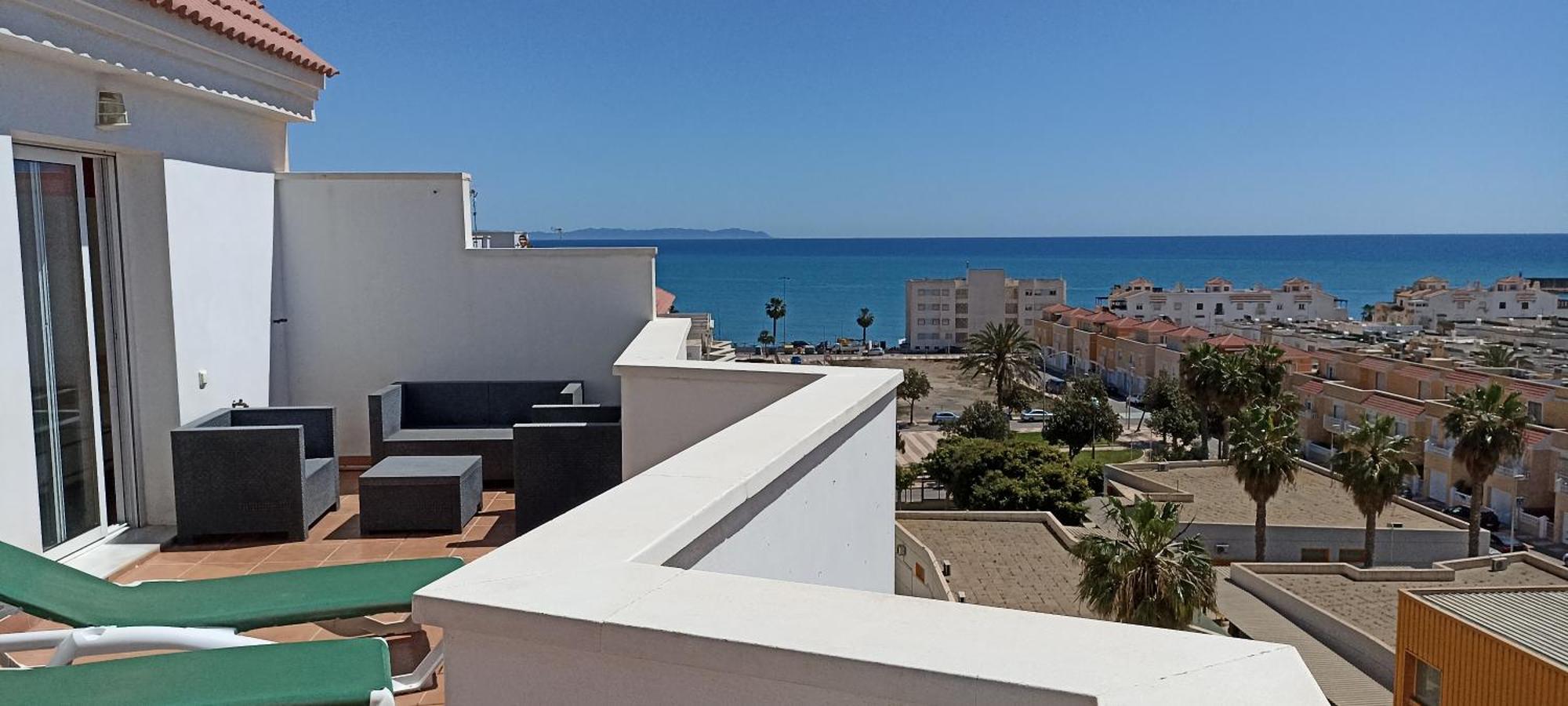 La Perla Azul Playa - Terraza Al Sol Apartment Roquetas de Mar Cameră foto